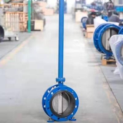 China Viton DN400 Electric Seat General Extension Long Stem Butterfly Valve for sale