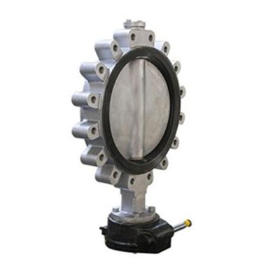 China General Dn400 16 Inch Stainless Steel Lug Type Speed ​​Actuator Butterfly Valve for sale