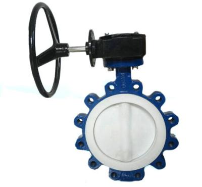 China General interlocked 4 inch lug cryogenic splined type ss304 wafer butterfly valve for sale