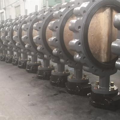 China General carbon steel hook connection butterfly valve for sale