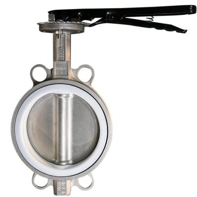 China general stainless steel wafer butterfly valve dn200 8 inch butterfly valve price list for sale