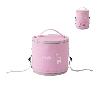 China High Quality Eco-Friendly Thermal Ice Cream Picnic School Cooler Box Aluminum Foil Polyester Kids Lunch Bag for sale