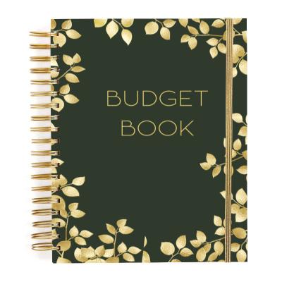 China Custom Planner Undated Monthly Budget Hardcover Book Journal Debit Recorder Spiral Organizer Spiral Notebook for sale