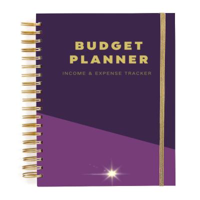 China Saving Custom Spiral Notebook Money Planner Budget Hardcover Daily Weekly Monthly Journal for sale