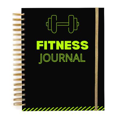 China Writing Custom Fitness Wellness Journal Custom Print Planner Neat Spiral Notebook Journal for sale