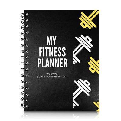 China Writing Custom Fitness Journal Workout Planner Gym Notebook for sale