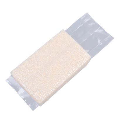 China Barrier PA/PE Clear Plastic Food Vacuum Rice Brick Packaging Pouch Cereal Vacuum Bag for sale