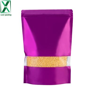 China Three Side Moisture Proof Sealing Colorful Printed Resealable Holder Food Pouches for sale