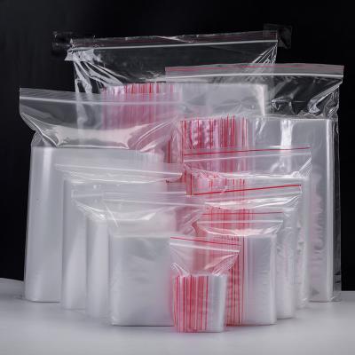 China PE Multifunctional Reusable Moisture Proof Sealing Bag Plastic Zipper Lock Pockets for sale