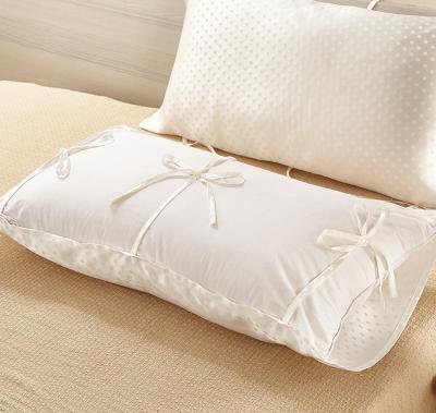 China Non-Toxic Customized OEM 100% Silk Pillow Case With Sashes, 16MM For Luxury Bedding for sale