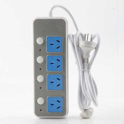 China AU Residential/Multi-Purpose Platooninsert 4 Way Brand Switch European Extension Industrial Industrial Plug And Socket for sale