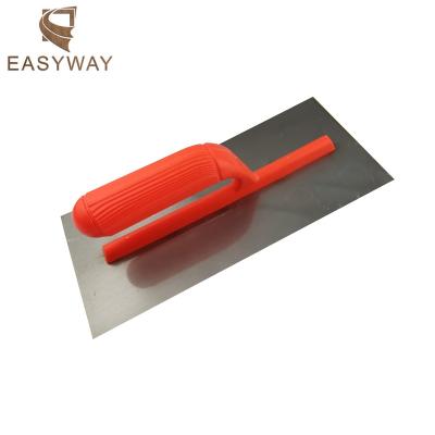 China SQUARE Handle Plastic Putty Knife Notched Plastering Trowel for sale