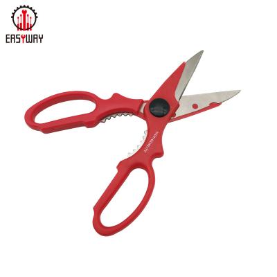 China Chicken Meat Scissors For Kitchen 8.5 Inch Multifunctional Chicken Meat Bone Shears Kitchen Scissors for sale