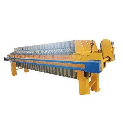 China Building Material Stores Hydraulic Driven Automatic Recessed Plate Filter Press for sale