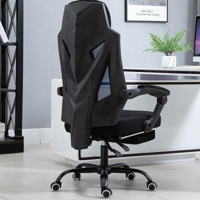 China (Size) Classic Black High Back Adjustable Office Reclining Chair with Feetrest for Fat People for sale