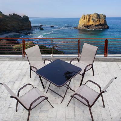 China Modern Metal Frame Black Gold Dining Outdoor Decor Garden Table Leather Legs And Office Chair Furniture Out Of Door for sale