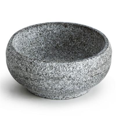 China DURBALE Good Quality Korean Style Vintage Hot Selling Personalized Black Stone Bowl for sale