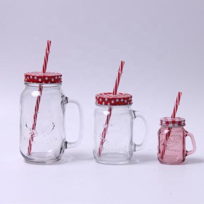 China The beverage/food glass mason jar with metal lid for sale