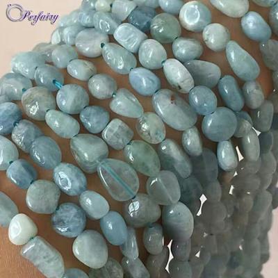 China Large Rough Action Tumble Polishing Gemstone African Blue Aquamarine For Necklace Jewelry Design for sale