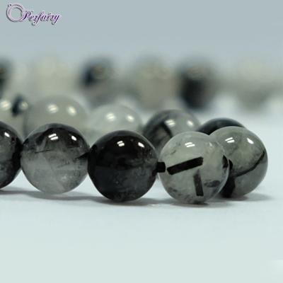 China Charming Polishing Beads String In Rough Gemstone Sale Black Tourmaline Quartz Tumble Types for sale