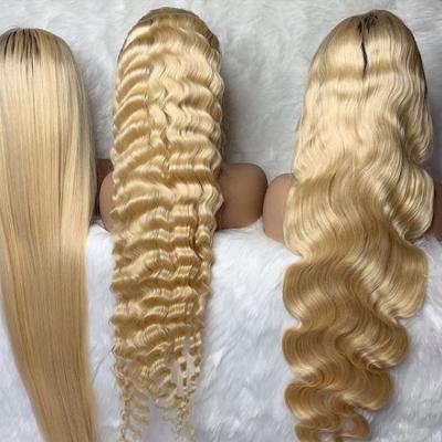 China Wholesale 613 Body Wave Human Hair Wig 13x4 13x6 613 Full Hd Virgin Lace Front Wig Platinum Blonde 613 Lace Front Wig for sale