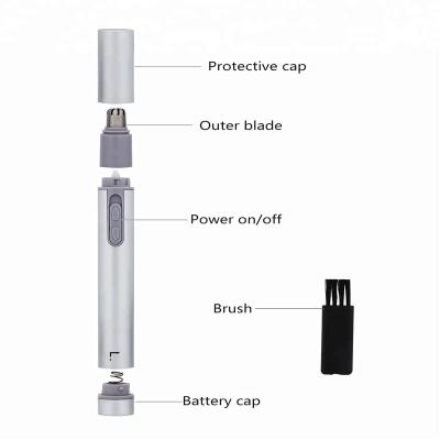 China Small Portable Electric Professional Mini Lady Shaver Nose and Ear Hair Trimmer Nose Trimmer for sale