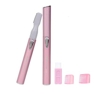 China CNAIER AE-812 mini beauty care tools cortadora de cejas handheld portable electronic eyebrow trimmer scissors for sale