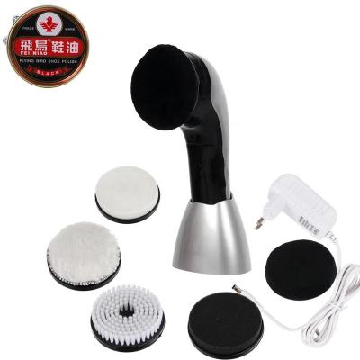 China Leather Shoe Polishing Electric Shoe Polisher Cnaier Battery and Electric Rechargeable Shoe Cleaning Polisher for Men AE-710 for sale