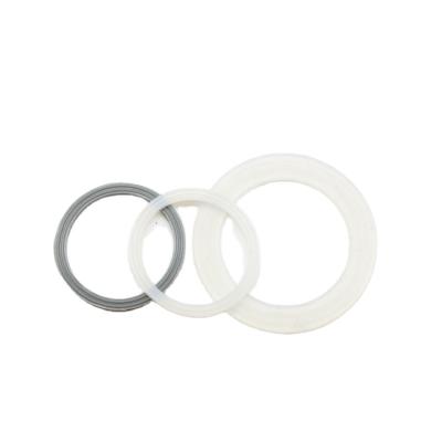 China Restaurant Rubber Seal Ring Silicone Round Ring Food Graduate LFGB Custom Dimension for sale