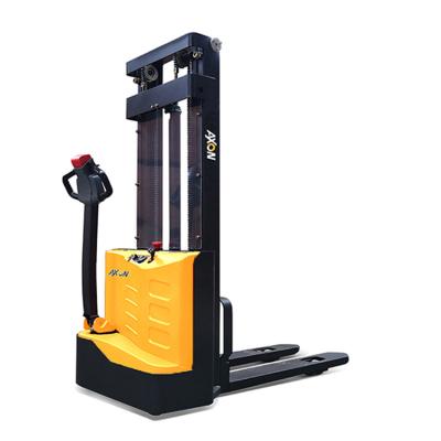 China Building Material Stores AXONE Taiwan Brand 1.0 Ton Electric Lift Stacker for sale