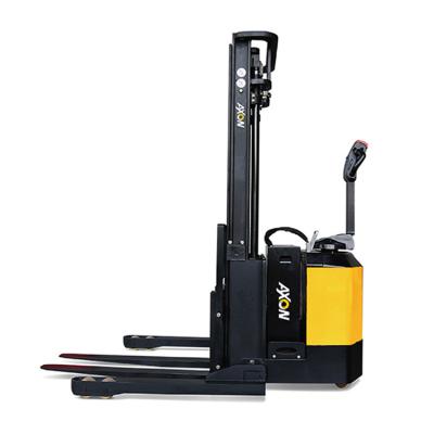 China Building Material Stores AXONE 1400kg Freestanding Lifting Lift Stacker for sale