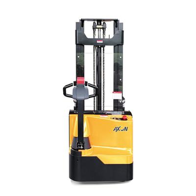 China Building Material Stores AXONE Electric Walking Stacker for sale