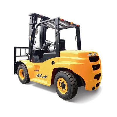 China Building Material Stores AXONE Taiwan Brand 7 Ton Outdoor Diesel Forklift for sale