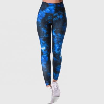 China Breathable High Waisted Printed Yoga Pants Workout Compression Gaiters For Women for sale