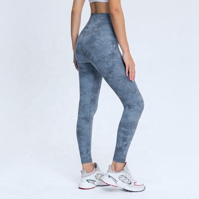 China Breathable Workout Leggings For Women , High Proof Waist Yoga Squat Pants 4 Way Stretch Butter Soft Leggings for sale