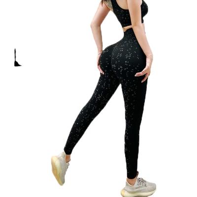 China TIK Tok Breathable Yoga Leggings Butt Lifting Leggings pants crack! crack! booty workout leggings for women for sale