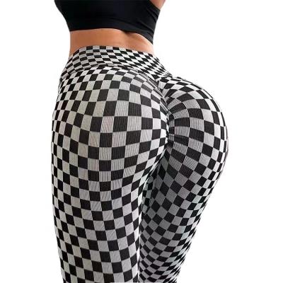 China Tiktok Breathable Butt Gaiters butt crack! crack! Women's Seamless Leggings High Waisted Yoga Pants Gaiters for sale