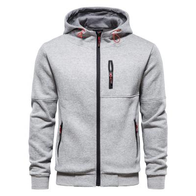 China Ultimate Anti-Wrinkle Mens Hooded Full Zipper Heavyweight Fleece Hoodie With Side Pocket for sale