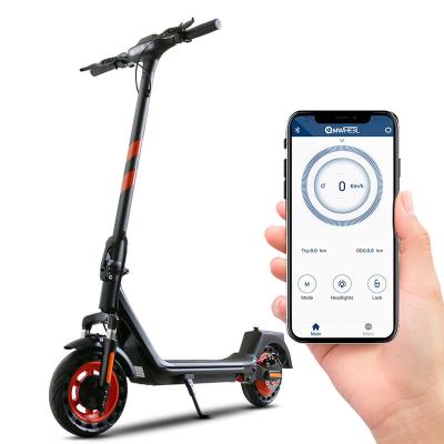 China 35KM unisex long range 8.5 inch wheel 350W motor e kick roller skuter big power foldable electric scooter for sale