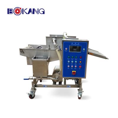 China Food industry hamburger patty threshing and breading machine for sale