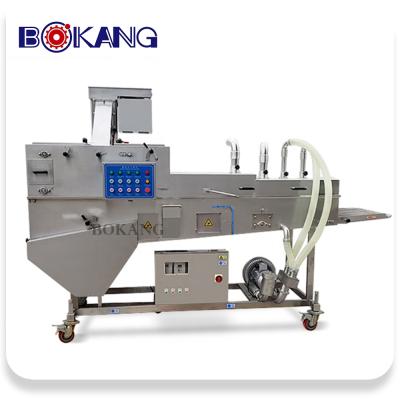 China Meat Processing Fish Nugget Culet Flouring Preduster Machine for sale