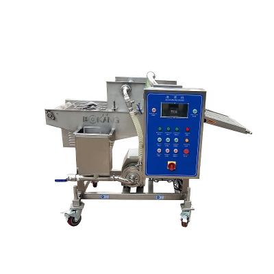 China Meat seafood vegetable automatic chicken threshing and breading machine for sale