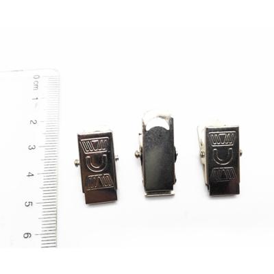 China Cheap Strap Price Metal Badge ID Card Holder Clips for sale