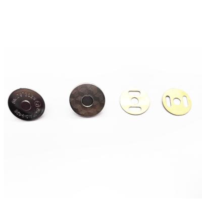 China Plating New Cheap Magnetic Custom Round Button 18mm Magnets Button For Clothes for sale