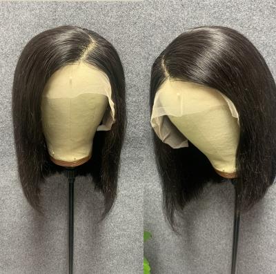 China Wholesale Body Wave Big Lace Front 13*4 Short Bob STW Wig Current Vendor Virgin Hair Bob STW Wig With Swiss Lace Front for sale