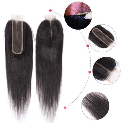 China Hot Selling Currly Kim K 2x6 Lace Closure,Currly Virgin Human Hair 2x6 Lace Closure,Swiss Brazilian Hair Lace Closure Wholesale for sale