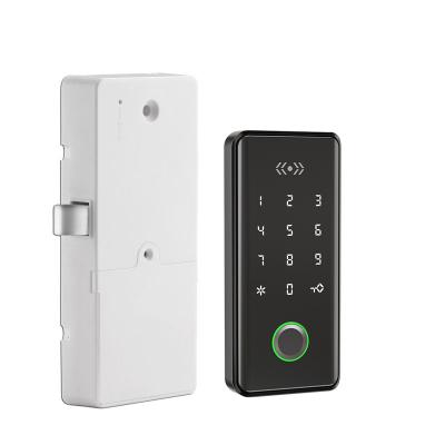 China Biometric Keyless Electronic Fingerprint Cabinet Drawer Locker Furniture Door Cabinets Lock Biometric Electronic Smart Lock for sale