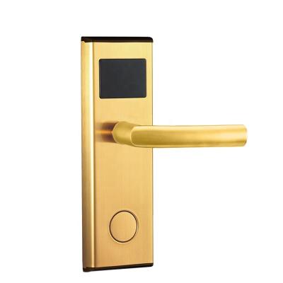 China Hotel Stainless Steel Keyless Entry Smart RF Card Door Lock System for sale