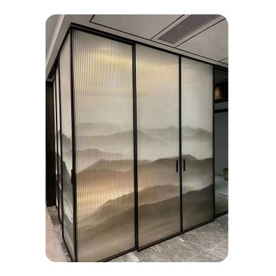 China The stable glass separation glass of the latest style has wired the cheap construction glass laminate texture from China in decorative glass for sale