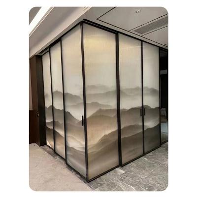 China The latest style desk separation glass has wounded cheap glass laminate from China in decorative glass for sale